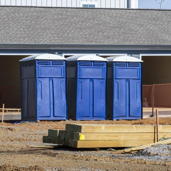 Heavy-duty construction site porta potty in Saint Cloud, Minnesota